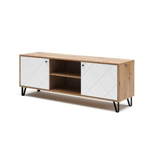 Vicco Meuble Tv Nizza, Chêne Artisan, 150 X 55.2 Cm