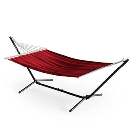 Ok-Living Hamac , Rouge, 190 X 120 Cm Châssis Métallique