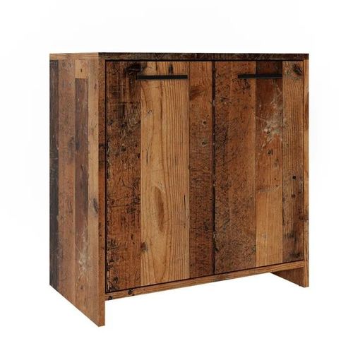 Meuble Sous Vasque Simple Kiko, 58 X 60 Cm, Chêne Rustique, Vicco