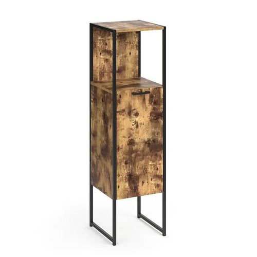 Vicco Meuble De Rangement De Salle De Bain Fyrk, Chêne Rustique, 33 X 120.4 Cm