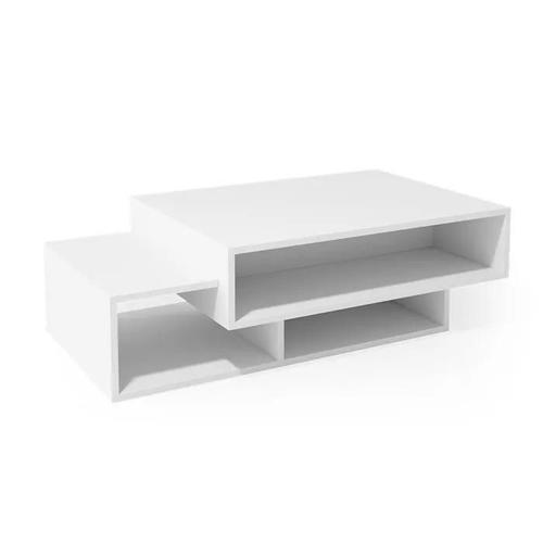 Vicco Table Basse Bari, Blanc, 105 X 32 Cm