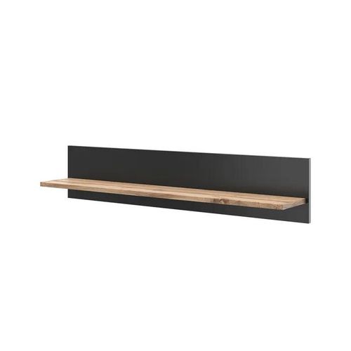 Étagère Amber, 100 X 20 Cm Support Mural, Chêne Wotan, Vicco