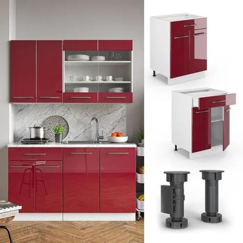 Vicco Meuble De Cuisine Fame-Line, Élément Bas, Cuisine Intégrée