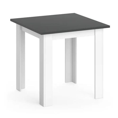 Vicco Table De Salle À Manger Karlos, Anthracite, 80 X 80 Cm