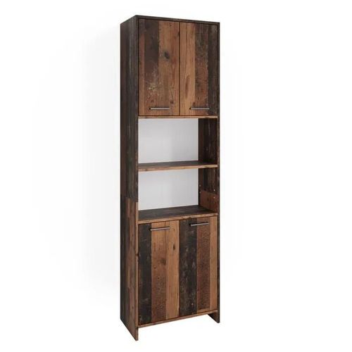 Vicco Meuble De Rangement De Salle De Bain Maris, Chêne Rustique, 56.1 X 190 Cm