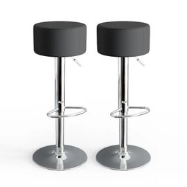 Vicco Tabouret De Bar , Noir, 38.5 X 92 Cm 2 Pièces