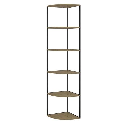 Vicco Étagère Fyrk, Chêne, 40 X 180 Cm 5 Niveaux