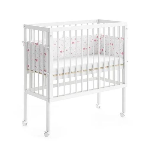 Vitalispa Lit Bébé Sophie, Blanc, 40 X 90 Cm 2 Rails Latéraux