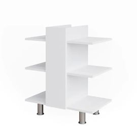 Meuble Sous-Lavabo Fynn, 60 X 70 Cm Avec 6 Étagères, Blanc, Vicco