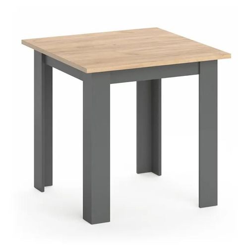 Vicco Table De Salle À Manger Karlos, Chêne De Force Doré, 80 X 80 Cm