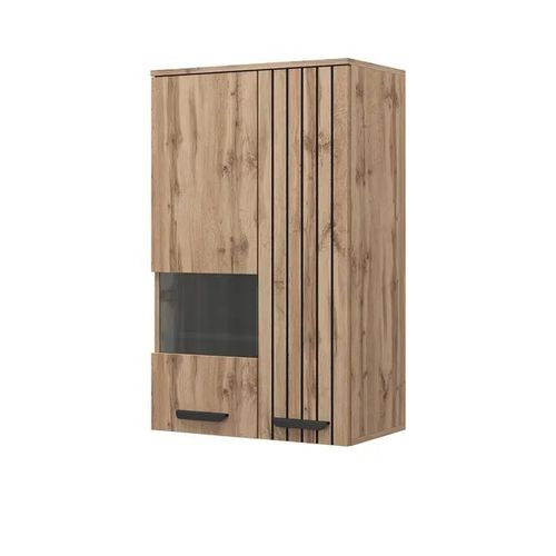 Armoire Universelle Suspendue Amber, 60.2 Cm Avec 2 Portes, Marron, Vicco