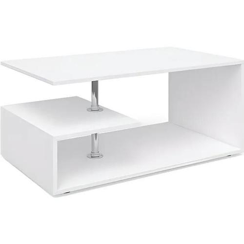 Table Basse - Vicco - Guillermo - Bois Blanc - Rectangulaire - 4 Couleurs