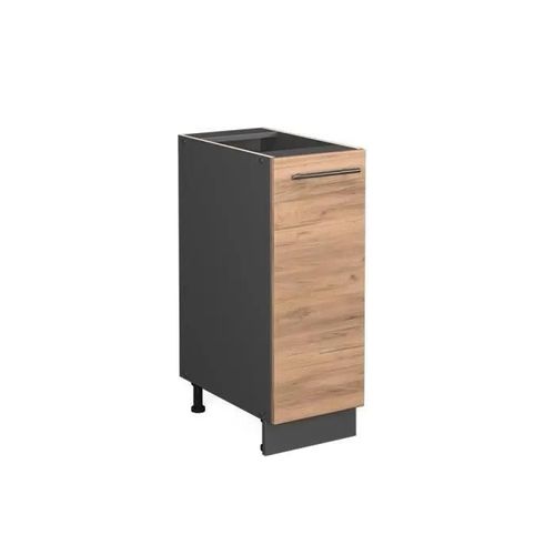 Vicco Meuble De Cuisine Armoire À Pharmacie Fame-Line, Chêne De Force Doré, 30 Cm Sans Plan De Travail