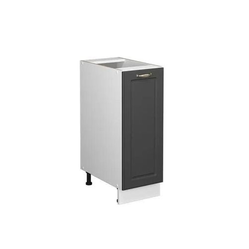 Vicco Meuble De Cuisine Armoire À Pharmacie Fame-Line, Anthracite-Or, 30 Cm Sans Plan De Travail
