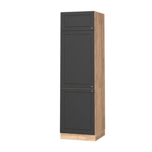 Armoire pour frigo Fame-Line, 60 cm, Anthracite-or, Vicco