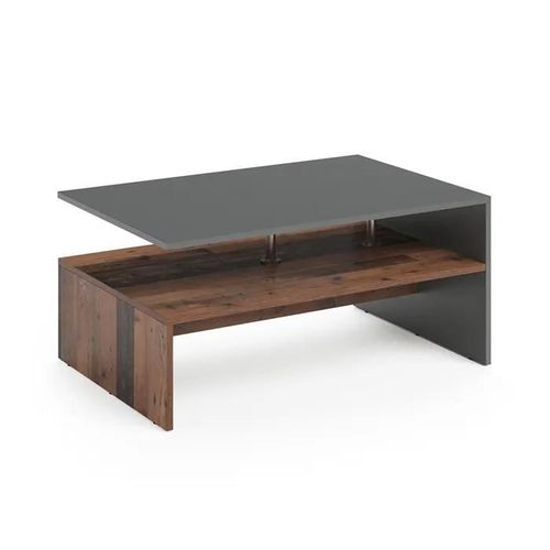 Vicco Table Basse Amato, Anthracite, 90 X 42 Cm