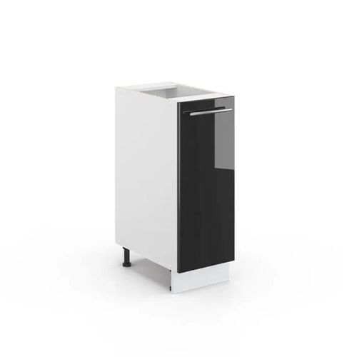 Vicco Meuble De Cuisine Armoire À Pharmacie Fame-Line, Anthracite Haute Brillance, 30 Cm Sans Plan De Travail