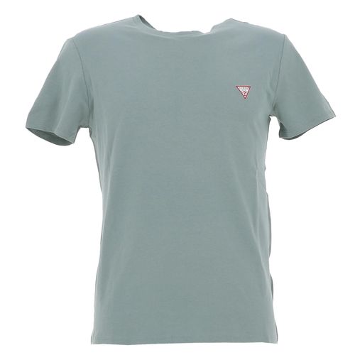 Tee Shirt Manches Courtes Guess Cn Ss Core Tee Str Vert D'eau