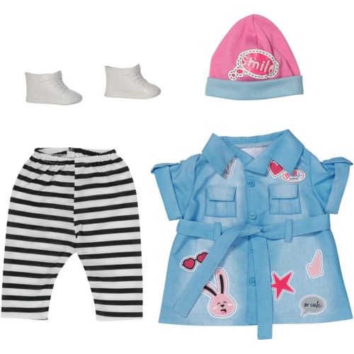 Baby Born Baby Born Deluxe Robe En Jeans Pour Poupées De 43 Cm