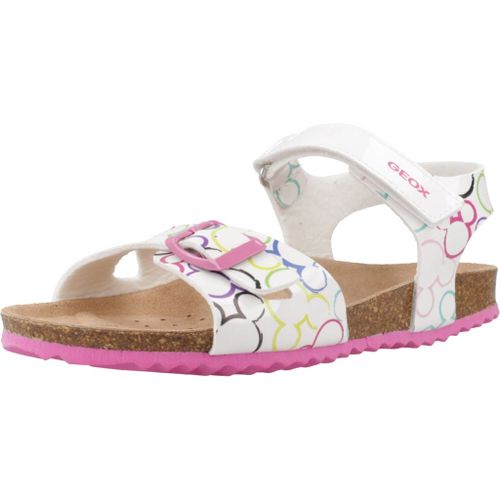 Geox J Adriel Girl Colour Blanc