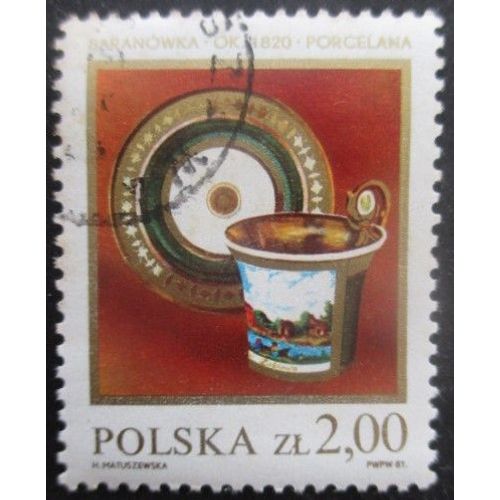 Pologne N°2557 Porcelaine Oblitéré