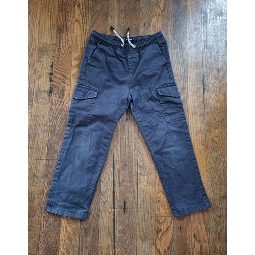 Pantalon Cargo Garçon Bleu Foncé Tex Taille 4/5ans