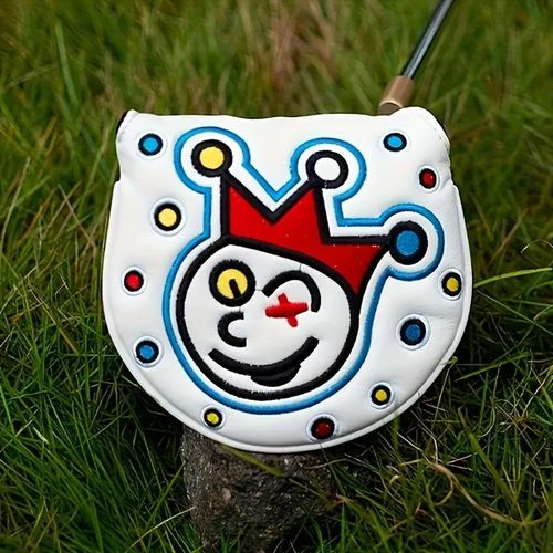 Juste De Putter De Club De Golf Clown,Couvre-Tête De Club De Golf,Accessoires De Golf - Type White-M