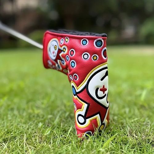 Juste De Putter De Club De Golf Clown,Couvre-Tête De Club De Golf,Accessoires De Golf - Type Red