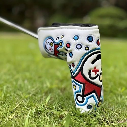 Juste De Putter De Club De Golf Clown,Couvre-Tête De Club De Golf,Accessoires De Golf - Type White