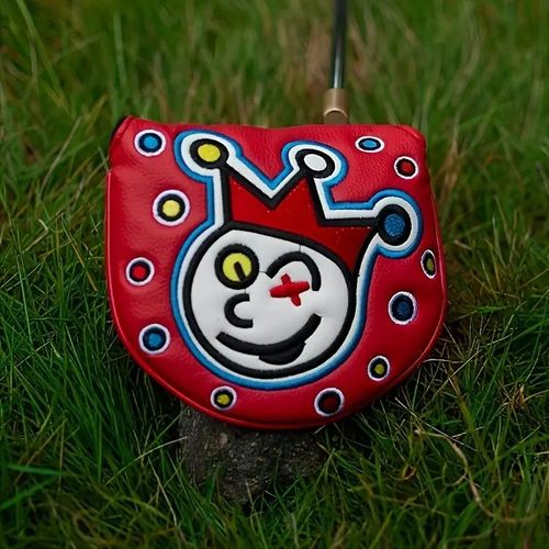 Juste De Putter De Club De Golf Clown,Couvre-Tête De Club De Golf,Accessoires De Golf - Type Red-M