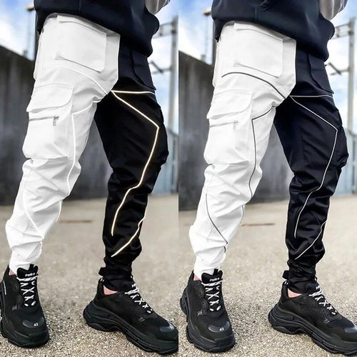 Fjg-Pantalon De Surv¿¿Tement ¿¿Lastique Pour Homme",Jogging De Sport,De Course ¿¿ Pied,Hip Pop,Multi-Poches,"¿¿ S¿¿Chage Rapide