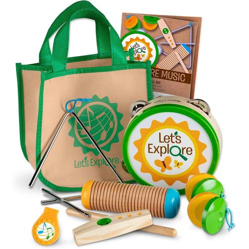 | Let's Explore Camp Kit De Jeu De Musique | 3 + | Cadeau Pour Garçon Ou Fille