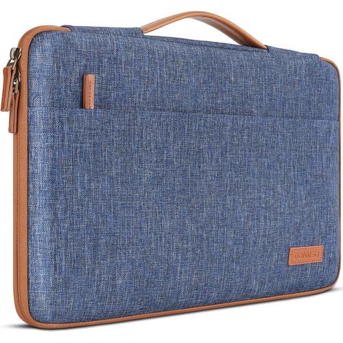 11 Pouces Housse Pour Ordinateur Portable En Toile Pour Portable Ordinateur Portable Sac De Transport Sac À Main Pour Ordinateurs Portables 11,6""Macbook Air / 12,3"" Microsoft Surface Pro 4,Bleu