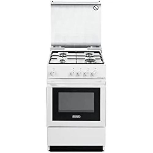 Table de cuisson gaz DE'LONGHI SGW 554 GN N - 4 feux - 50x50cm - Blanc