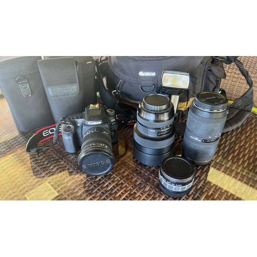 CANON EOS 80D 24.2 mpix + Objectifs + Flash