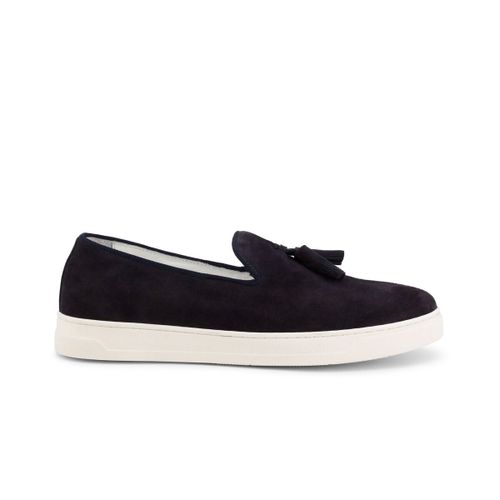 Chaussures Duca Di Morrone Diego Teus Suede Dark Blue