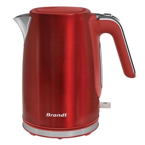 Brandt - Bouilloire 1,7l 2200w corps inox rouge bo1703r