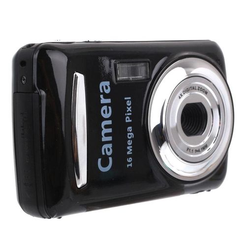 Appareil Photo Numérique Enfant 2.4' 16MP 720P Multifonction Cadeau Anniversaire Noir YONIS