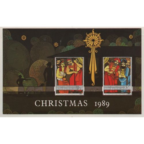 Sri Lanka Timbre Noël 1989