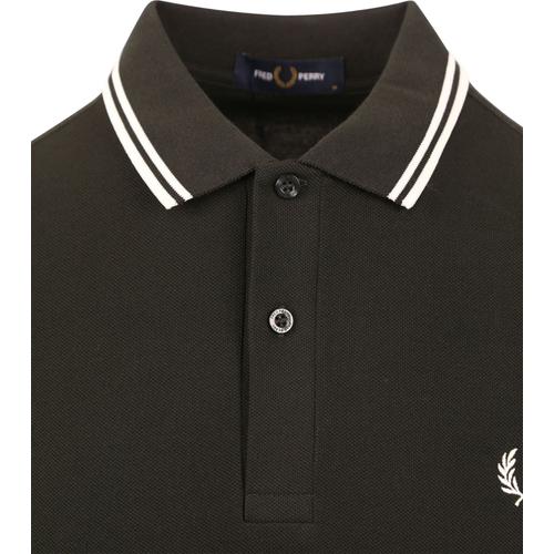 Fred Perry Polo À Manches Longues Foncé T50 Vert Foncé Vert Taille Xl