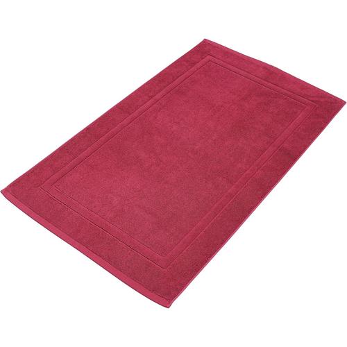 ? Tapis De Bain De Qualit¿¿ Sup¿¿Rieure 50 X 80 Cm, Tapis De Bain 100 % Coton Biologique, Fabriqu¿¿ Au Portugal, Bordeaux