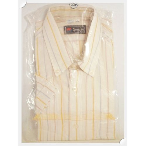 Chemise Manches Courtes - Taille 39 - Marine Flag