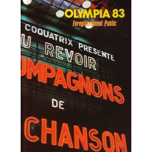 Olympia 83 Bruno Coquatrix Présente Au Revoir  Enregistrement Public