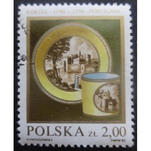 Pologne N°2609 Porcelaine Oblitéré