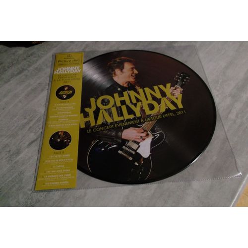 Johnny Hallyday A La Tour Eiffel Picture Disc