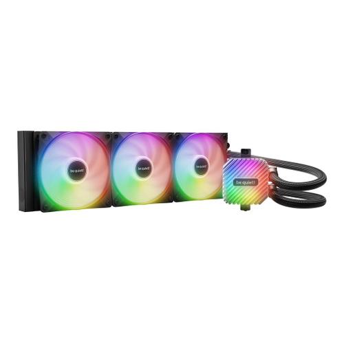 be quiet! Light Loop - Système de refroidissement liquide de processeur - Taille de radiateur : 360 mm - (pour : LGA1150, LGA1151, LGA1155, LGA1851, LGA1700, LGA1200, AM4, AM5) - 120 mm - noir