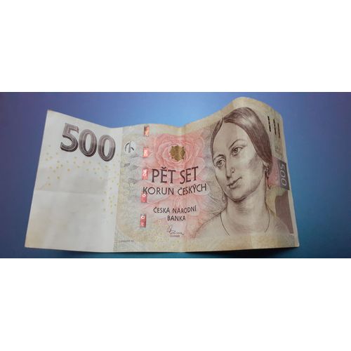 Billet De 500 Korun République Tchèque