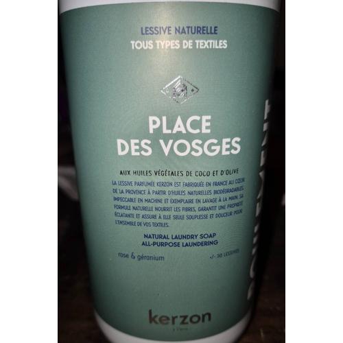 Lessive naturelle multi-tâches Place des Vosges KERZON 1000ml/30lavages