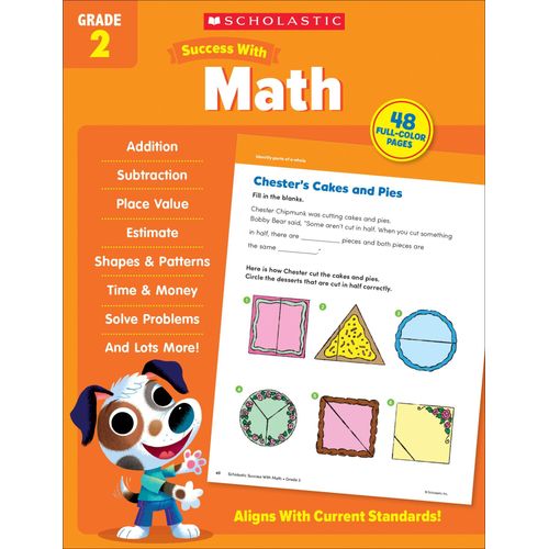 Scholastic Success With Math Grade 2 Workbook