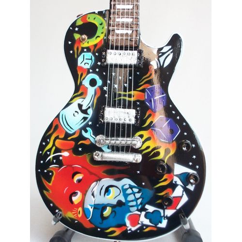 Guitare Miniature Esp Custom Tatoo De James Hetfield Metallica